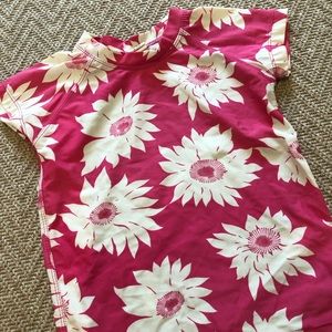 dragonfly pink short sleeve rashguard